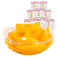 林家铺子【冰糖黄桃罐头200g*4罐】儿童水果罐头即食蒸制零食