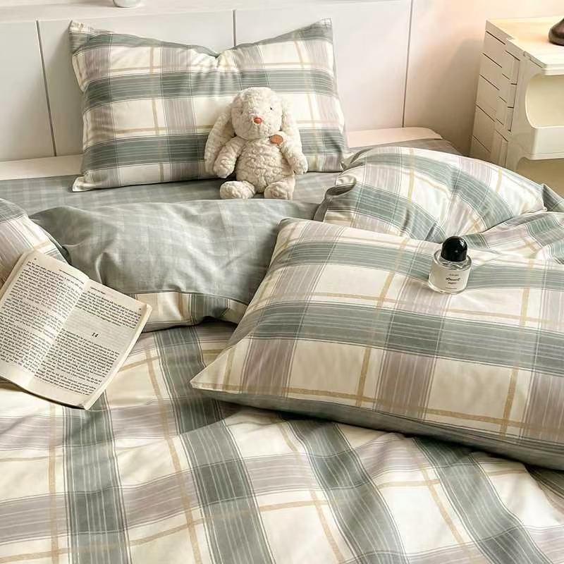 莘爱 纯棉四件套 1.8m床 套高清大图