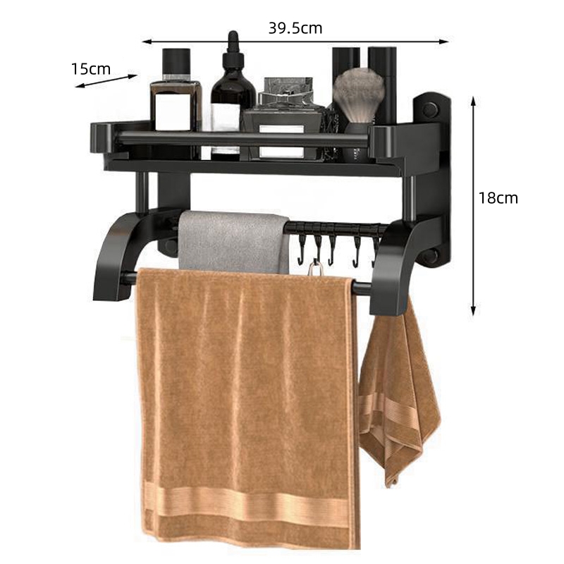 豫龙都毛巾架黑色个高清大图