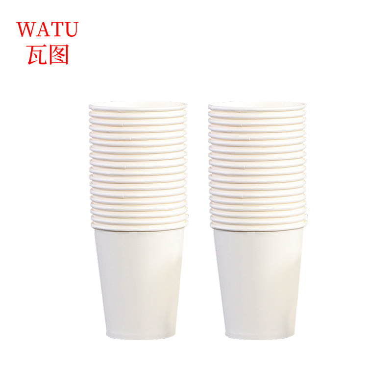 瓦图 一次性纸杯 可定制 250ml 1000个装/箱高清大图