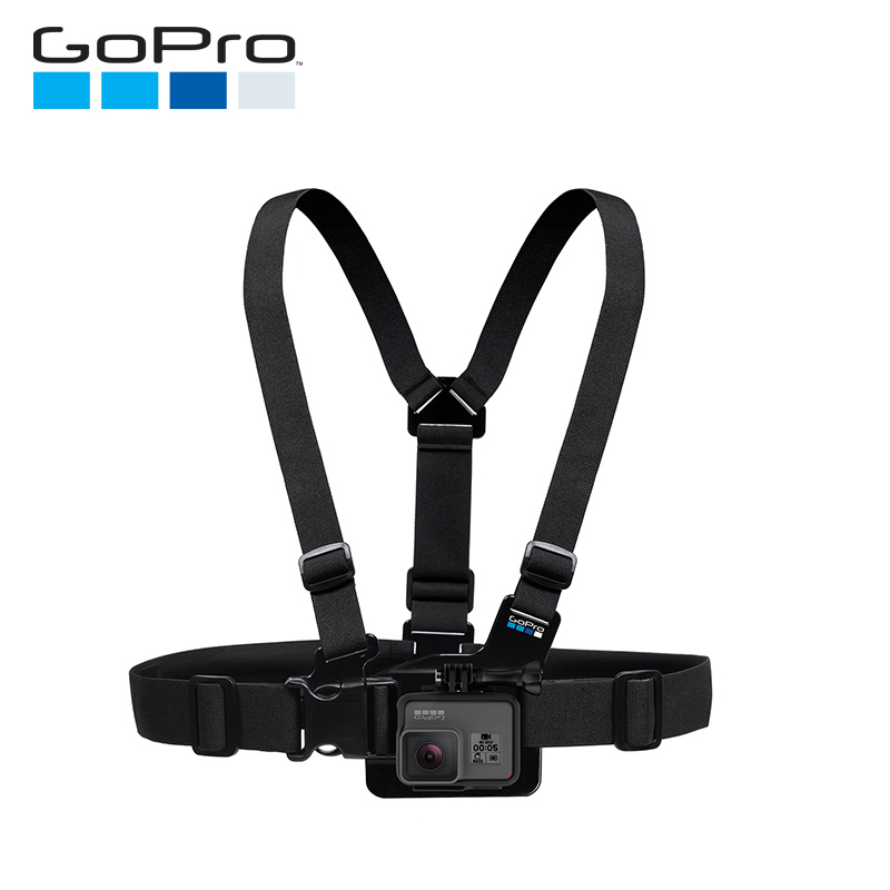 GoPro 哥普乐Chesty胸部固定肩带可调节 尼龙背带 适用GoPro HERO 5/6/7