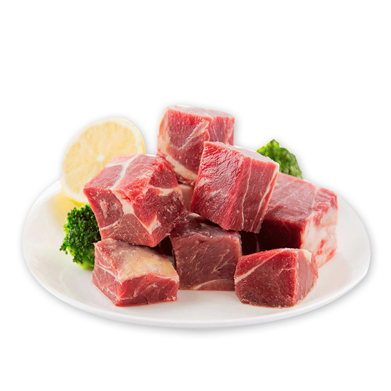 恒都 阿根廷进口牛腩块冷冻排酸牛肉1000g