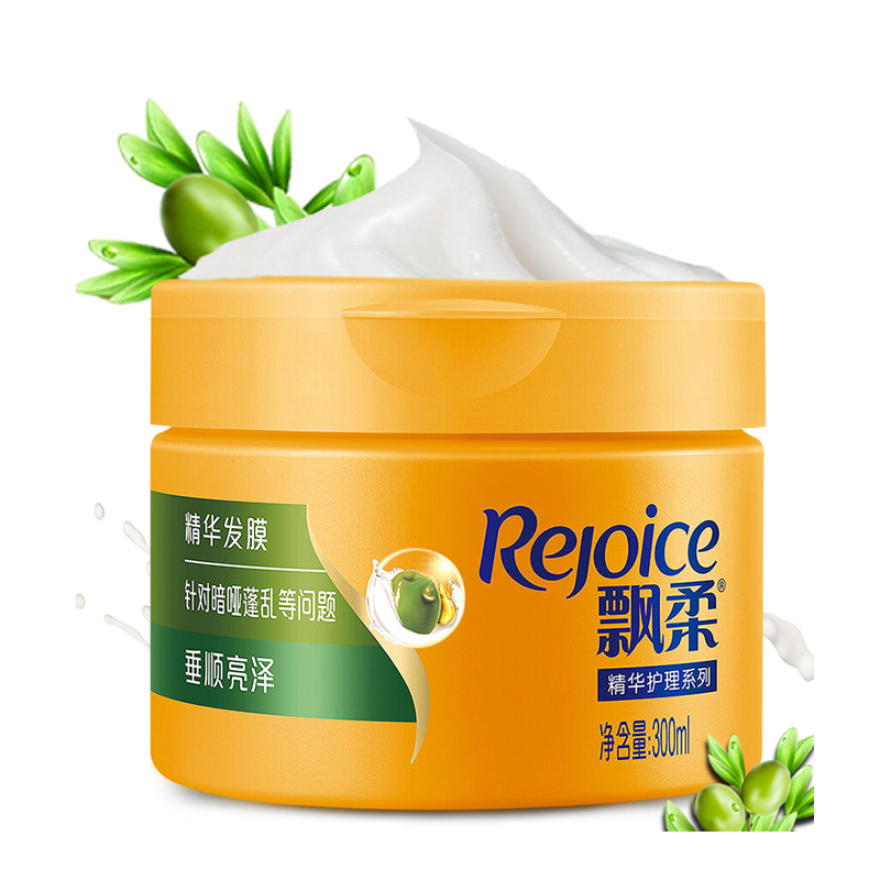 飘柔(piaorou) 垂顺亮泽精华发膜300ml 3瓶装