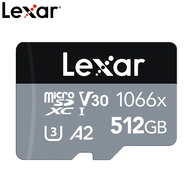 雷克沙(Lexar)512GB TF卡 读160MB/s写120MB/s运动相机 无人机内存卡 手机存储卡1066X