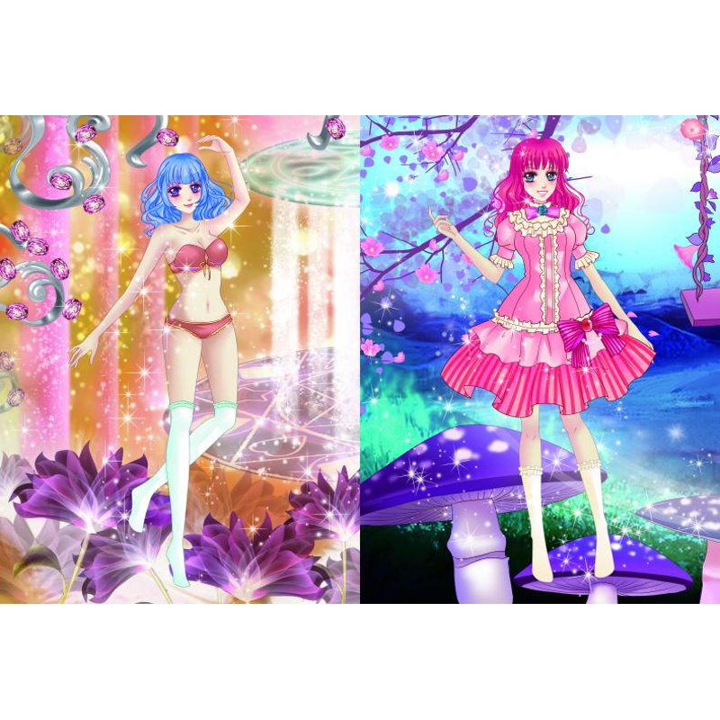 [醉染正版]正版 公主换装贴纸 彩图版全6册儿童书益智书手工书益智游戏贴贴画2-3-4-5-6-7-8岁幼儿书籍高清大图