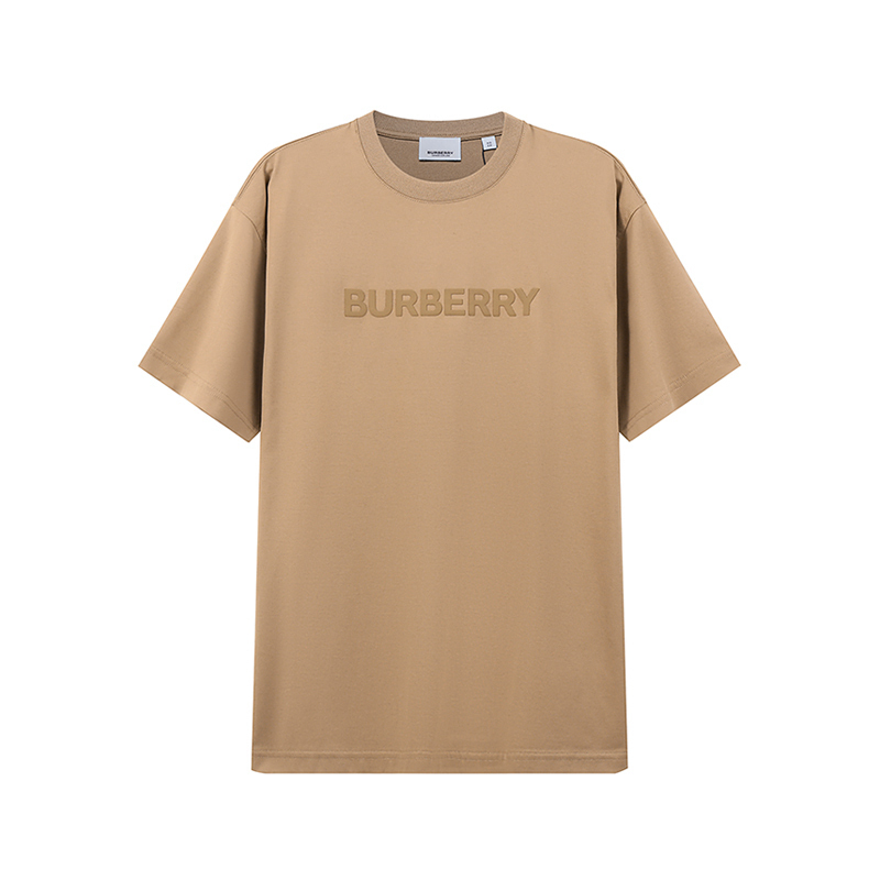 博柏利burberry男款棉质宽松版圆领短袖t恤8055310视频