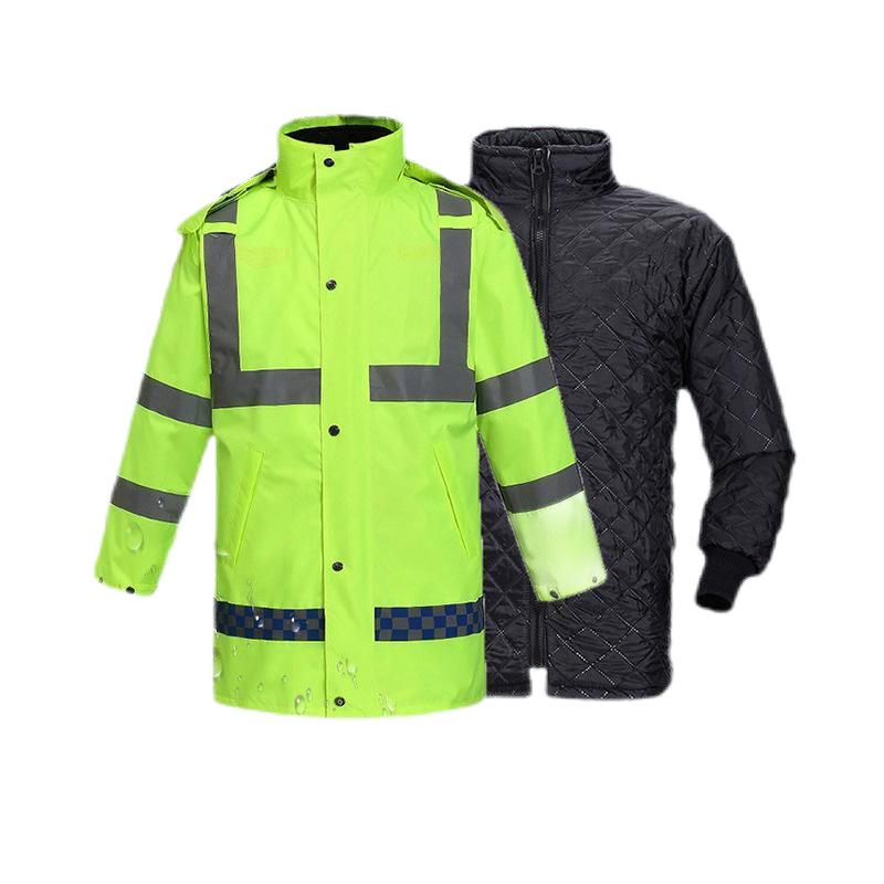 统狮值勤加棉雨衣Q72 件高清大图