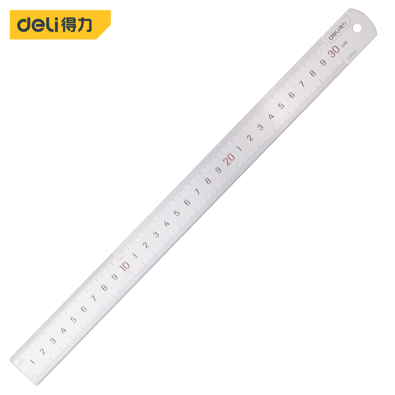 得力 DL8030 钢尺 30cm
