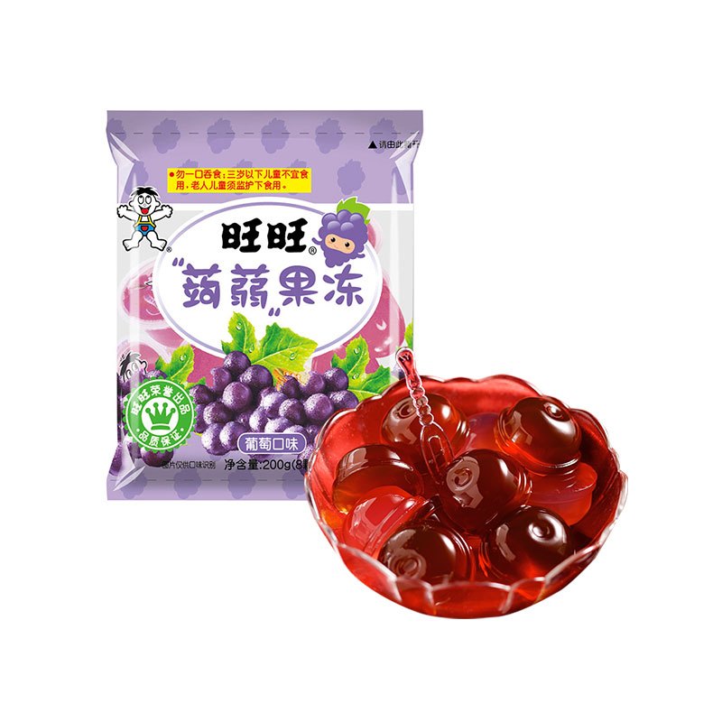 旺旺 蒟蒻果冻(葡萄味)200g