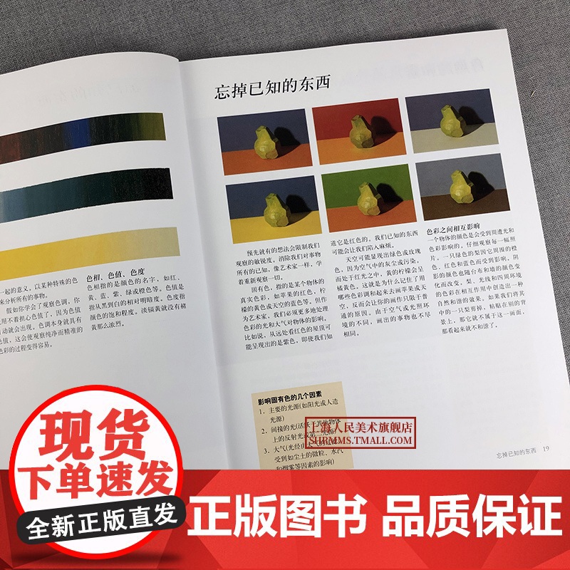 油画的光与色 经典版 风景静物油画写生创作速写光影色彩绘画技法教学大师作品临摹油画初学入门基础油画大师自学课教程教材书籍高清大图