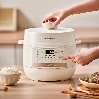 小熊 YLB-C40Y5电压力锅4L家用高压锅 不粘内胆可开盖煮智能焖煮