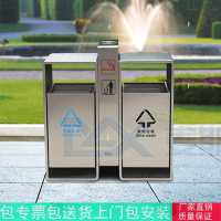 定制脚踏垃圾箱不锈钢翻盖垃圾桶果皮箱广州垃圾桶厂家欧美品质可定制