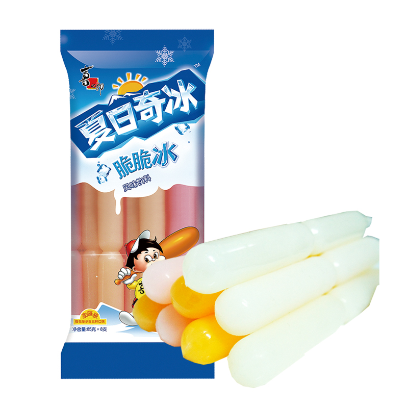 喜之郎 “夏日奇冰”脆脆冰果冻 8支装