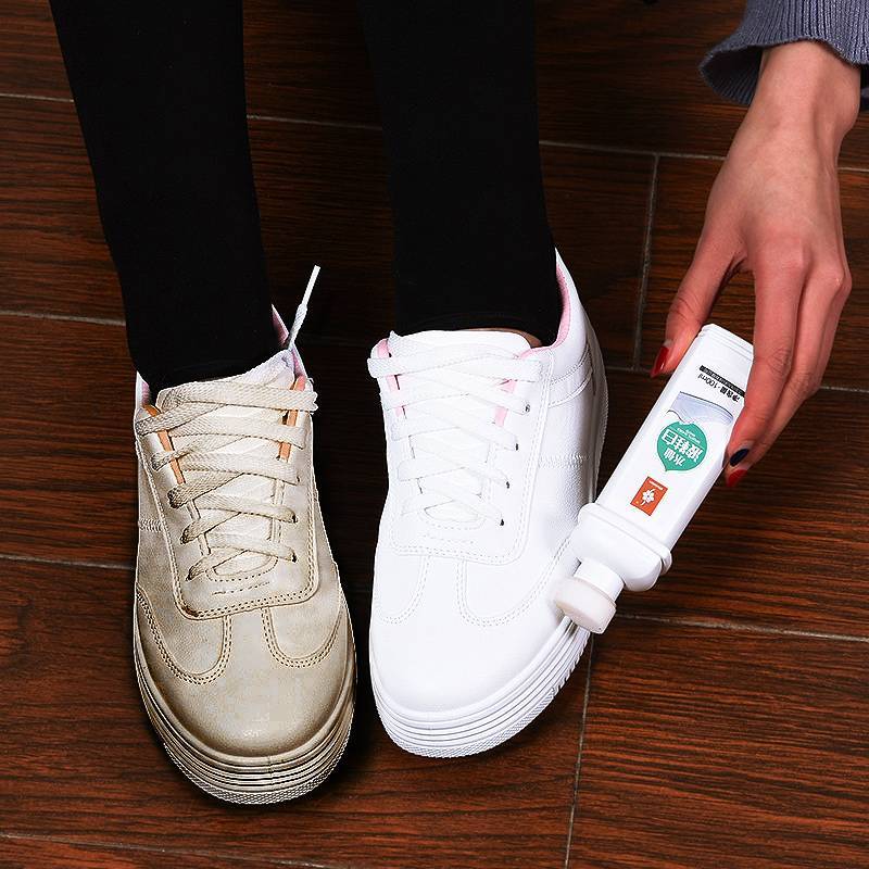 小白鞋神器一擦白洗鞋清洁剂白鞋清洗去黄增白刷鞋去污女擦鞋神器视频