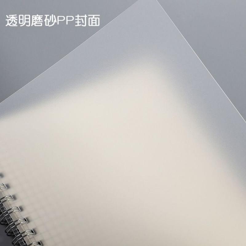 b5线圈网格本高中大学生课堂笔记本子考研方格空白本格子手帐本厚 A6 (空白内页) -80张 1本装(送一张贴纸)