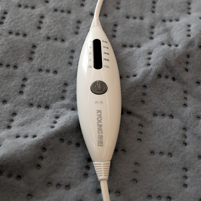 彩阳电热毯(KYOUNG))(1.6*0.8)单人超声波短毛绒4档定时除螨儿童老人学生宿舍家用安全无辐射除湿防水电褥子高清大图