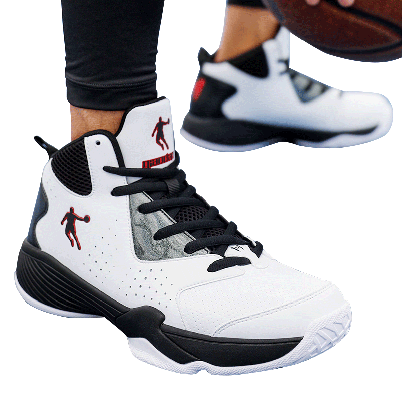 乔丹篮球鞋男鞋低帮战靴春季透气球鞋学生耐磨白色运动鞋