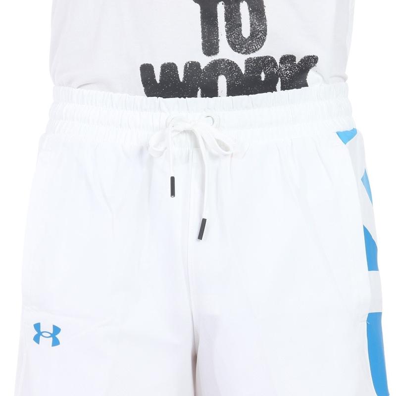 Under Armour篮球运动宽松透气四向弹力防水训练篮球裤男高清大图