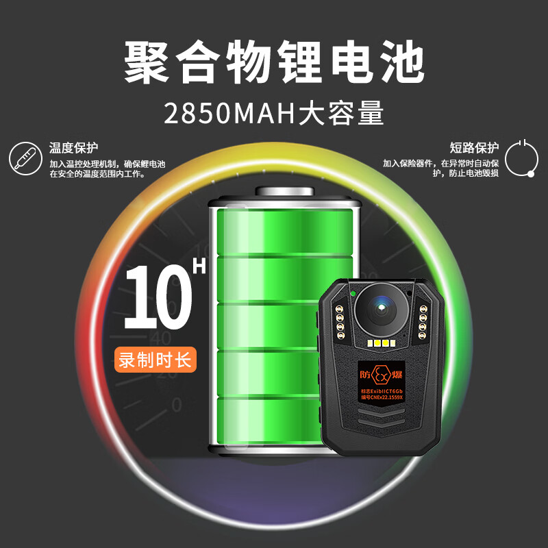 影卫达(YWD)DSJ-F8执法记录仪石油化工加油站高清录像摄影器256G高清大图