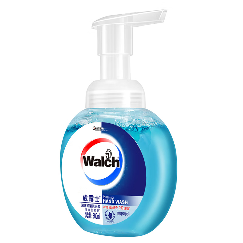 威露士 泡沫抑菌洗手液健康呵护300ml*2 有效抑制99.9%细菌高清大图