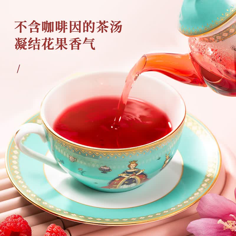 布兰兔 爱丽丝之梦礼盒DP-DLH04001 4种口味小圆罐(洛神花40g朗姆果茶42g玫瑰巴黎10g蜜桃甜心45g)高清大图