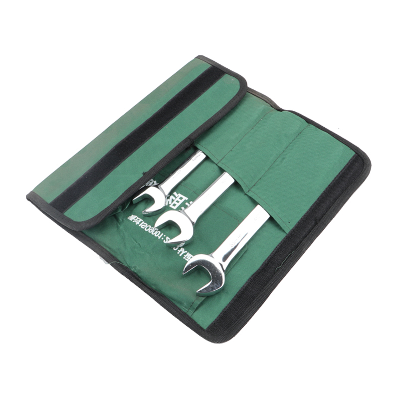 长鹿 碳钢镜面两用扳手组套 8PCS