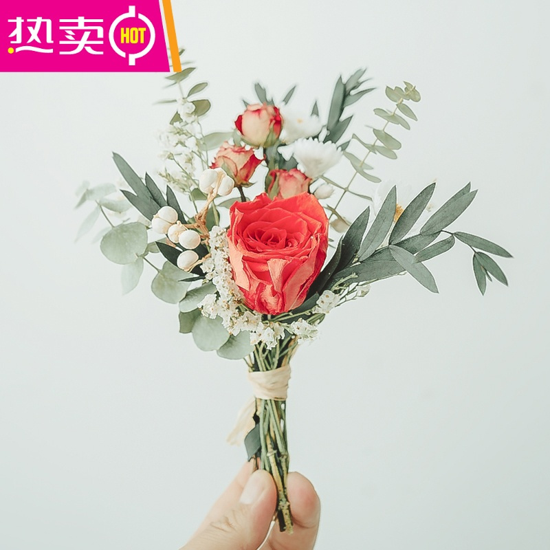 封后 Fenghou 花瓶 花艺雏菊玫瑰花束简约ins文艺装饰客厅卧室摆件花瓶尤加利真花干花枝fenghou 红色款 价格图片品牌报价 苏宁易购梦舟家居生活专营店