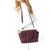 【直营】迈克·科尔斯(MICHAEL KORS) 女式Diamond Grommet中号牛皮铆钉领纹格斜挂单肩手提包
