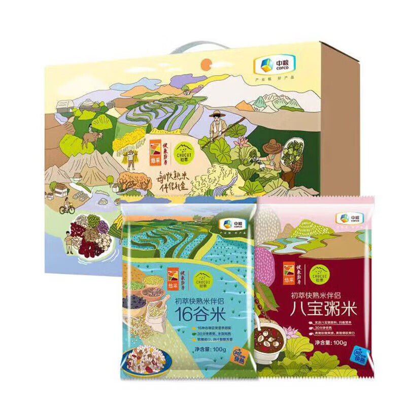 初萃(CHUCUI) 每日快熟粥米1.6kg高清大图