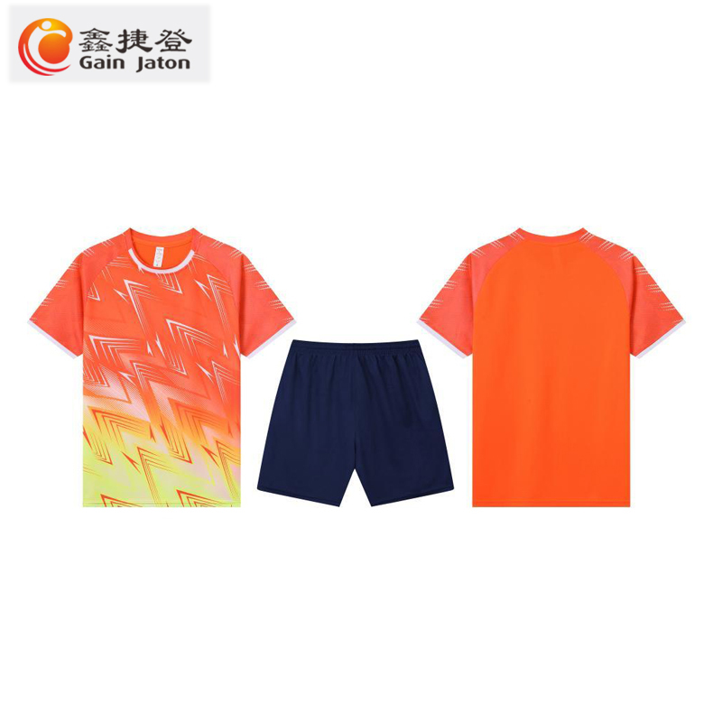鑫捷登 可定制印字足球服 AGRY-WD6011 1套高清大图