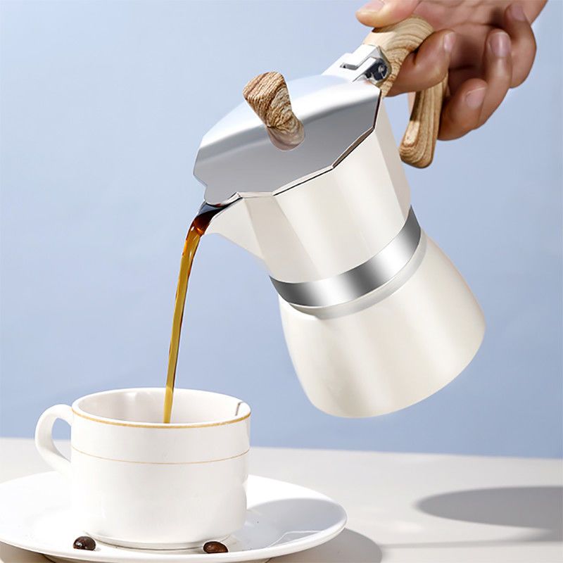 摩卡壶家用手冲咖啡八角壶意式浓缩煮滴滤壶煮咖啡工具套装