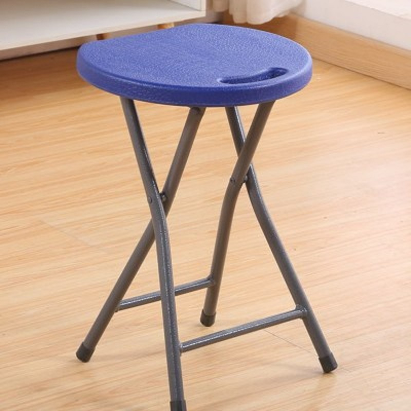 一利塑料折叠凳子便携家用餐桌成人高圆凳简约现代创意时尚凳折叠椅子