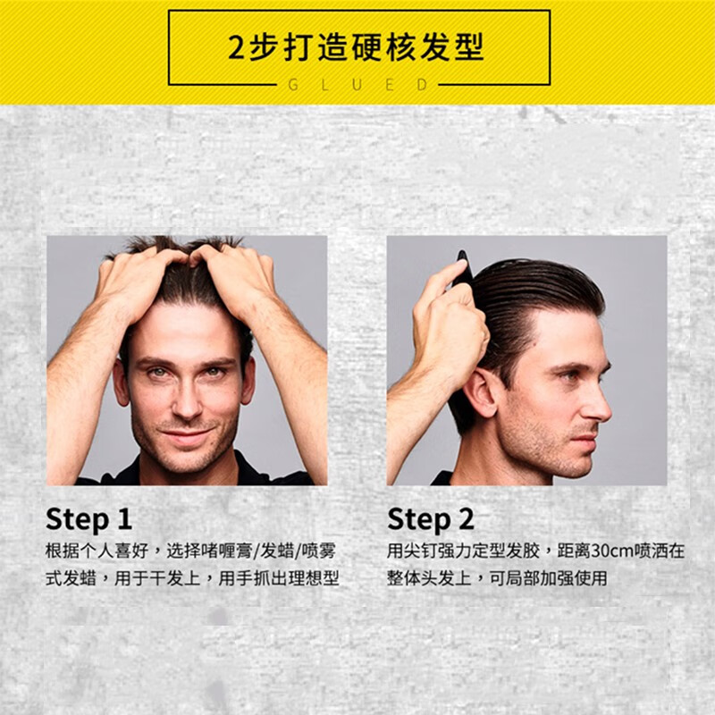 Schwarzkopf施华蔻got2b尖钉强力塑型啫喱膏男士油头保湿啫喱150ml新老包装随机发货高清大图