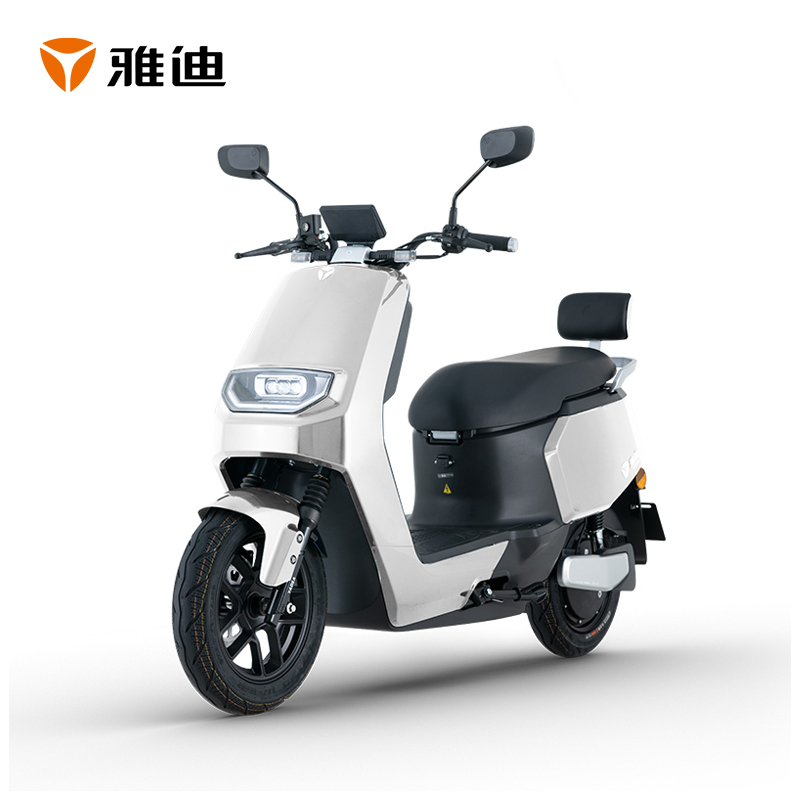 雅迪新款莱昂电动车60V32AH/72V20AH石墨烯电池豪华电摩时尚代步轻便电瓶车通勤车
