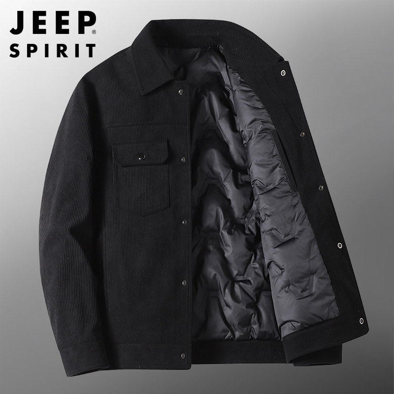 jeepspirit男士羽绒服