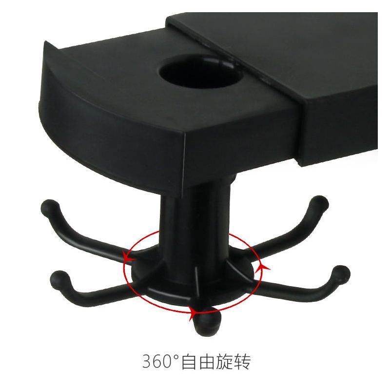 厨房储物架子多功能置物架伸缩免打孔旋转墙壁挂钩用品收纳整理架