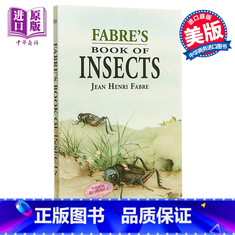 【正版】昆虫记原版 法布尔昆虫记 豆瓣高分 英文原版 Fabre's Book of Insects Fabre中商原