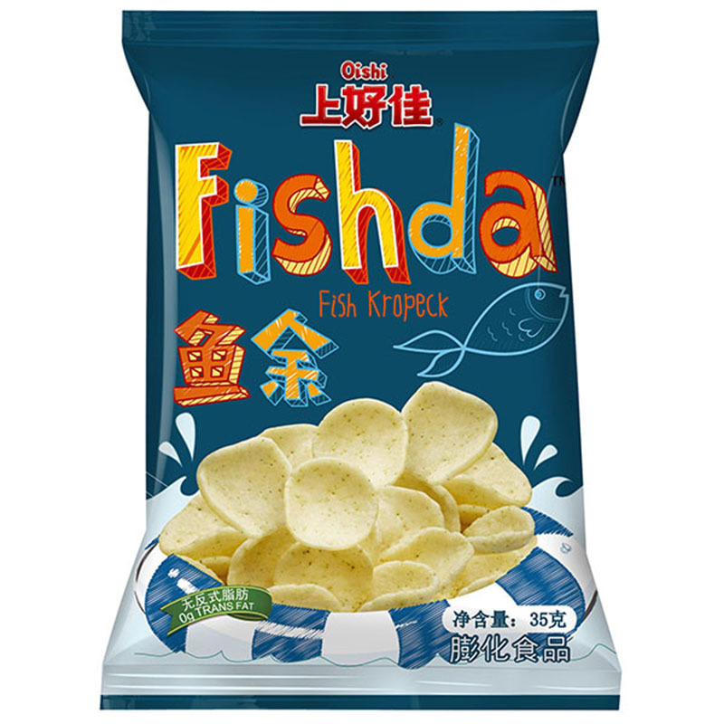 上好佳 鱼余 原味 膨化食品 35g