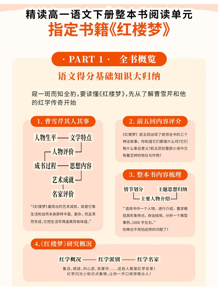 [全6册原著+检测]乡土中国+红楼梦+必背古诗词 高中通用 [正版]当天发货 红楼梦整本书阅读与检测+乡土中国整本书阅读高清大图