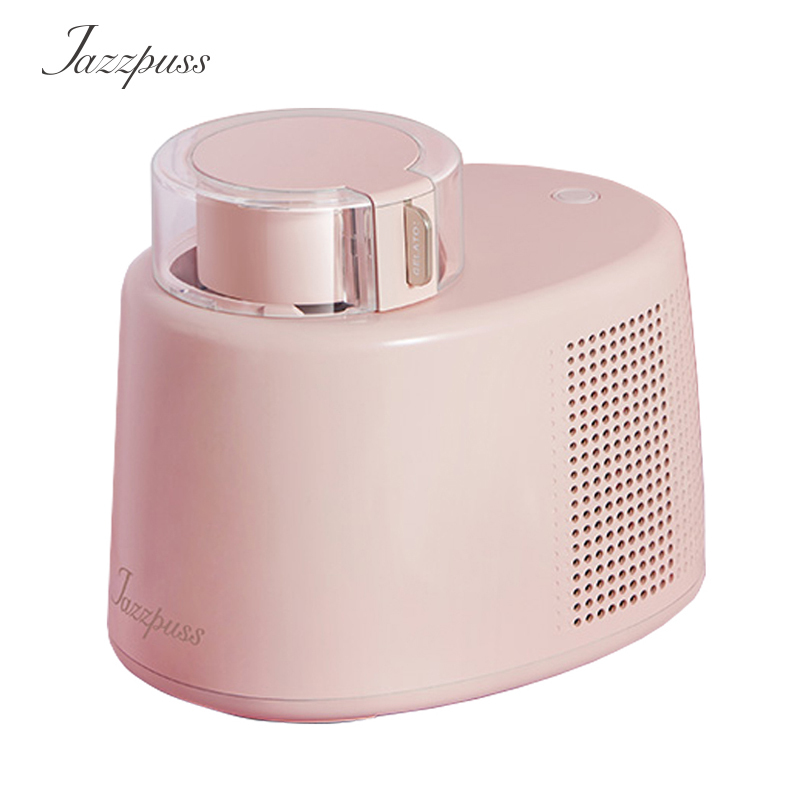 杰滋(JazzPuss)冰淇淋机JX600意式冰家用小型全自动制水果甜筒酸奶冰淇淋机芯片制冷健康儿童冰淇淋圣代机西里尔粉