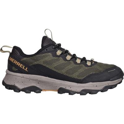 MERRELL男款透气耐磨登山鞋户外徒步鞋速 Strike运动鞋 khaki_(khaki_/_dark_gray_/_ora 43.5