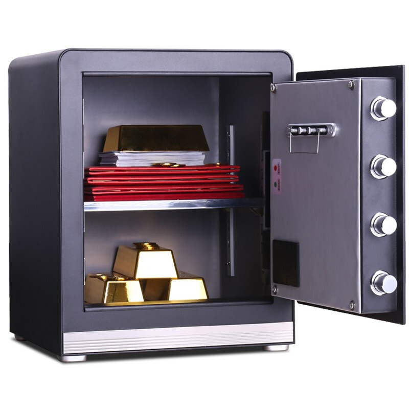 得力(deli) 4121指纹密码保管箱H470(黑色)(台)高清大图