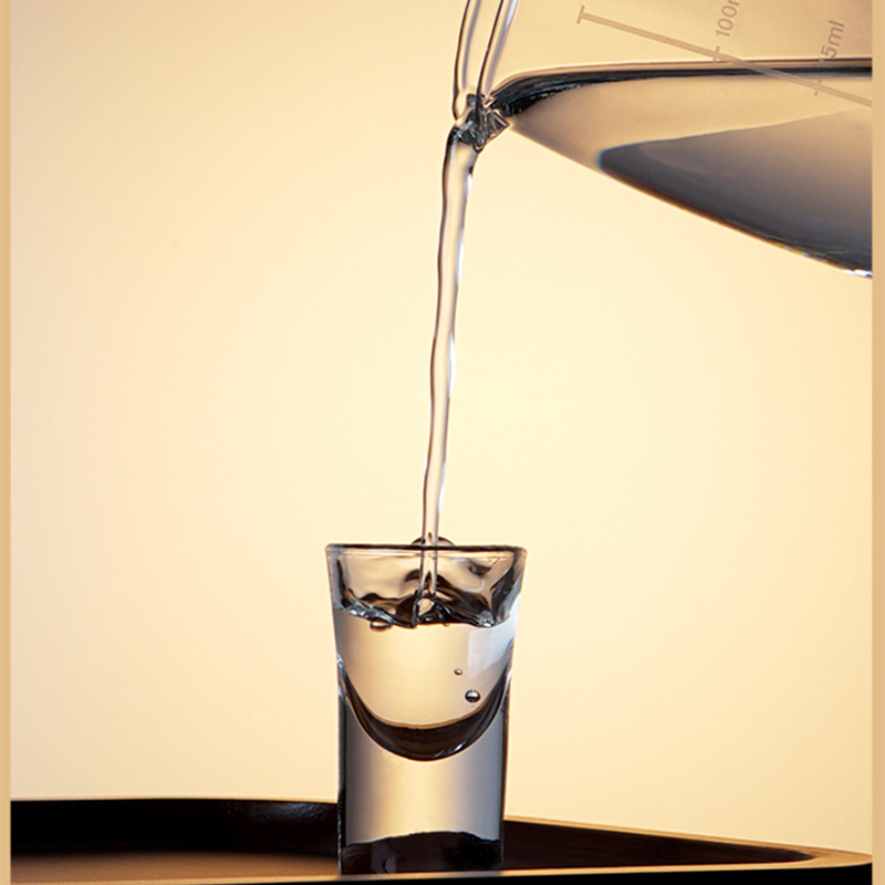 玻璃白酒杯小酒杯一口杯家用 10ml白酒杯(2钱)[6只装]高清大图