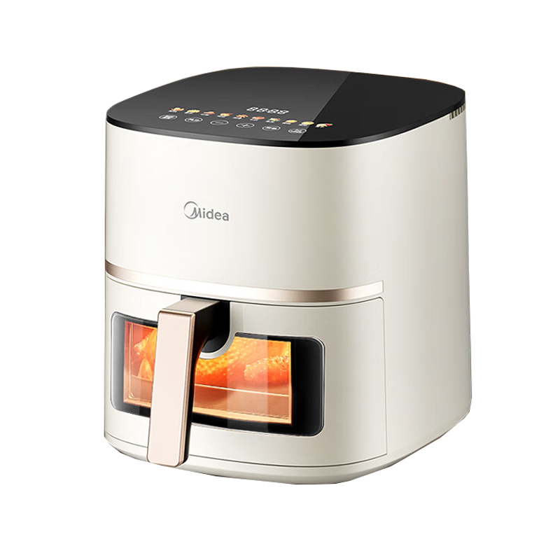 美的(Midea) 空气炸锅 功率1550W 220V 不粘涂层 微蒸烤一体 5L 全金属内腔 KZC5089 / 台