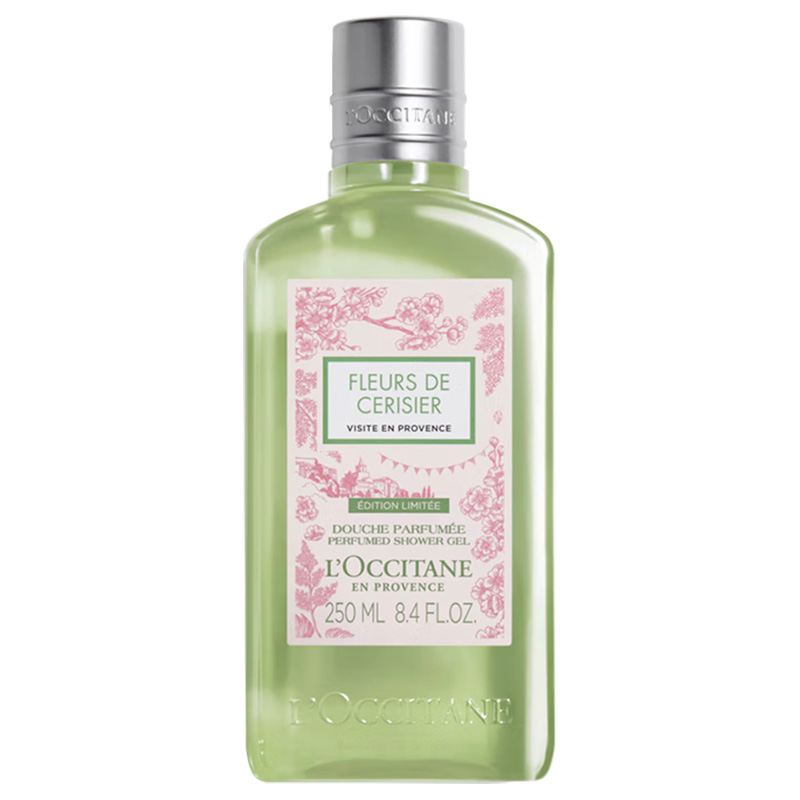 欧舒丹沐浴露香氛啫喱滋润清洁保湿细腻净肤青提恋樱250ml