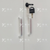 臻远ZY5011014花槽柜办公室矮柜墙边柜 二门柜 柜体灰色门板白色 800*300*1000