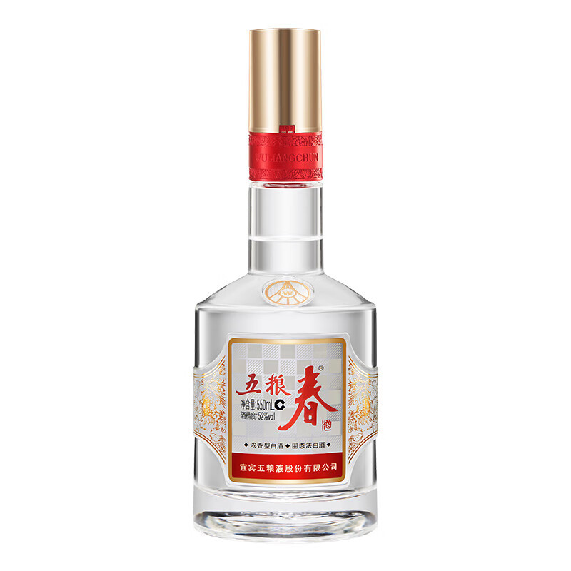 五粮液(wuliangye) 五粮春二代(菁萃)浓香型白酒 优级白酒 52度 550ml
