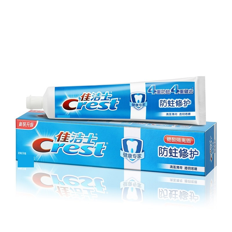 佳洁士(Crest) 防蛀修护牙膏清莲薄荷 140克(单位:支)