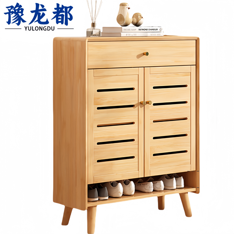 豫龙都鞋柜实木个高清大图