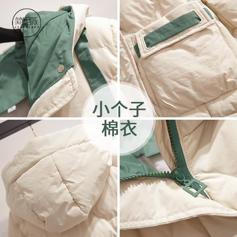 简妮薇(JIANNIWEI)棉服女短款2019新款潮冬季加厚面包服韩版宽松ins港风小棉袄棉衣